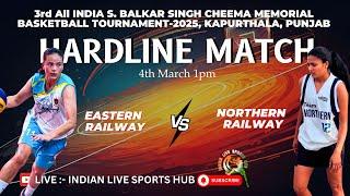 HARDLINE MATCH || ECR VS NR || 3rd All INDIA S. BALKAR SINGH CHEEMA MEMORIAL BASKETBALL TOURNAMENT