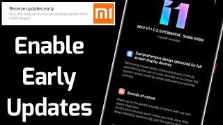 How To Get MIUI 11 Updates Faster On Any Xiaomi Phones | Enable Receive Early Update In MIUI 10