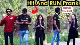 Hit And Run Prank on Cute Girls @Waqasranaofficial