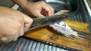 cara filet ikan kecil yg mudah!!!