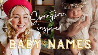 43 Joyful Spring-Themed Baby Names That Celebrate New Life // SJ STRUM