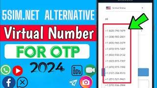 How to buy a virtual number 5 sim alternative || Full video with Payment 100% Solution