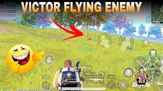 VICTOR FLYING ENEMY  IQ BGMI FUNNY VIDEO | WAIT FOR VICTOR | #rgdgaming2m #shorts #viralshorts