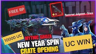 FREE UPGRADE GROZA | New lucky spin | Best Upgradable Groza Skin| Midnight Raven Set #bgmi #pubg