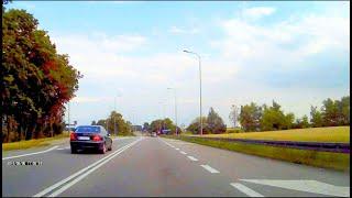 Stupid driver - driving the wrong way.