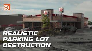 Realistic Parking Lot Destruction | Beginner Houdini Tutorial