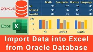 How to connect to Oracle database from Microsoft Excel | Import data into Excel from database tables