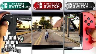 GTA San Andreas - Nintendo Switch Lite vs Standard vs Oled (Which One is Better?)