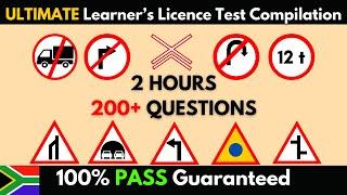 2 HOURS of Tough Learner's License Test Questions - Can You Pass? -2024. (Real Test)| 200+ Questions