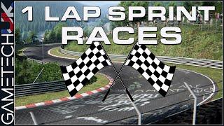 Fast And Furious: GT3's At Nordschleife In 1 Lap Sprints With Assetto Corsa!
