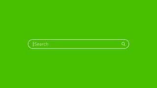 Search Bar Animation Green Screen | Perfect for Video Overlays