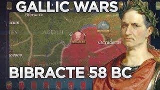 Caesar and Gallic Wars: Battle of Bibracte 58 BC DOCUMENTARY