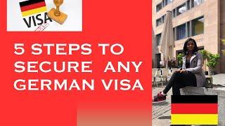 HOW TO GET YOUR GERMAN VISA APPROVED IN JUST 5 STEPS /Visa approval HACKS #avoidvisarejection