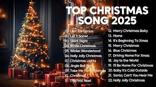 Top 22 Christmas Songs with Lyrics  Merry Christmas Top Christmas Songs Music Playlist