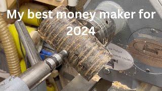 Woodturning. My best money maker of 2024. #carbide chisels