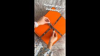 Hermes Birkin 25 Unboxing  Ultimate DREAM BAG!! #shorts #asmr