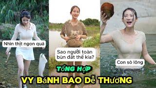 TỔNG HỢP || Chị Vy Bánh Bao Hài Hước Nấu Ăn Cực Dễ Thương Và Vô Tri