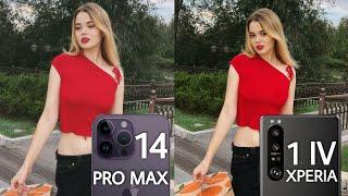 iPhone 14 Pro Max VS Sony Xperia 1 IV Camera Test Comparison