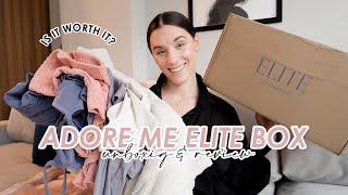 ADORE ME ELITE BOX UNBOXING, TRY ON HAUL + HONEST REVIEW | Is the Elite Box by Adore Me worth it? AD