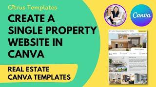 How to Create a Single Property Website in Canva