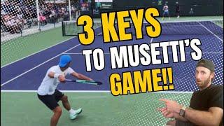 Why Musetti’s game is like an artist on the tennis court!! You can use these tactics…