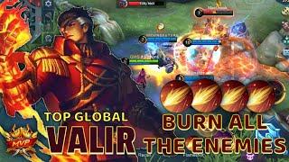 Valir Gameplay Moment Insane Damage | Valir Best Build 2022 | Build Top 1 Global Valir - MLBB