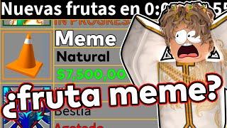 PROBE la FRUTA MEME de BLOX FRUITS! (Meme sea)