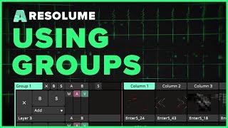 Learn Groups in Resolume | VJ Workflow | Quick Start Tutorial