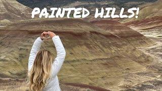 VISITING the PAINTED HILLS in EASTERN OREGON #travelvlog