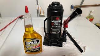 How To Refill And Purge A Hydraulic Bottle Jack