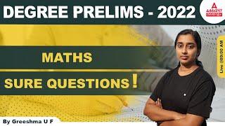 Degree Prelims Class | Degree Prelims Maths Classes | Degree Prelims Questions & Answers