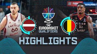 Latvia  vs Belgium  | Highlights | FIBA EuroBasket 2025 Qualifiers