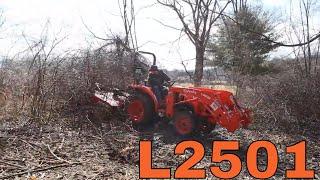 Little Tractor vs. Heavy Brush