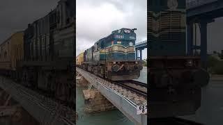 Train Crossing The Pamban Bridge