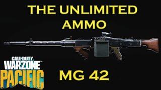 THE UNLIMITED AMMO LONG RANGE MG 42! (CALDERA WARZONE PACIFIC)