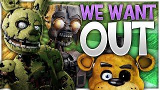 [SFM/Blender/C4D] WE WANT OUT | FNAF SONG COLLAB