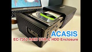 ACASIS EC-7352 External RAID USB-C enclosure