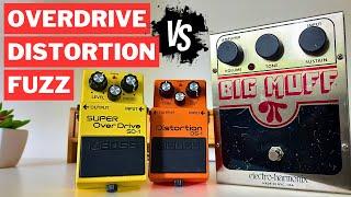 Overdrive vs Distortion vs Fuzz: EASY Guide