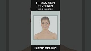 Human Skin Textures for 3D Characters