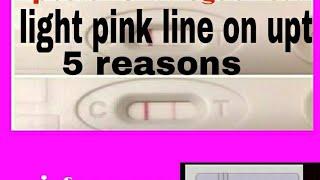 urine pregnancy test मे हल्की pink line आने के 5 कारण#urinepregnancytest #lightpinklineonupt