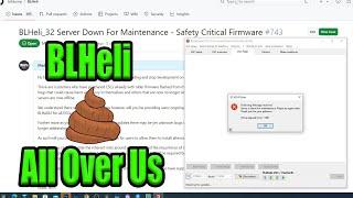 BLHeli_32 Firmware Update Servers Down - They Leave Users With Safety Critical Bugs!