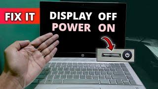 Fix it: Laptop ON but Display Black | Black Screen Problem | Laptop Starts but No Display