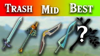 ALL 118 Weapons Ranked | Tears of the Kingdom