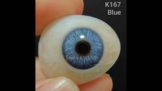 K167-Blue Contact lens #contactlenses #eyelenses #coloredlenses #beauty #softlens #eyemakeup