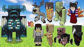 Warden vs SCP Foundation mobs in Minecraft - Warden vs SCP Lockdown