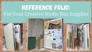 Reference Folio for Your Creative Studio Box Supplies