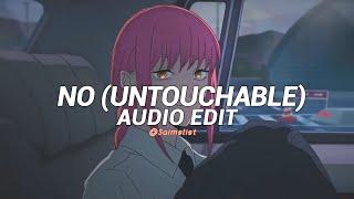 No (untouchable) - meghan trainor [edit audio]