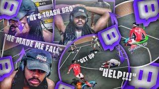 SpeedBOOSTING Stretch Big BREAKS TWITCH STREAMERS ANKLES ~ Stream Sniping GONE WRONG on NBA 2k19