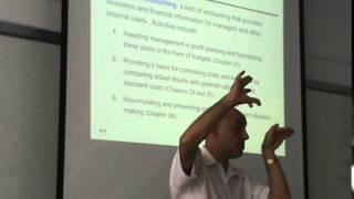 Managerial Accounting - Lecture 01