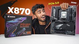 My All New AMD X870 MotherBoard @AORUSIndia  With PCIe Gen 5 & WIFI 7 